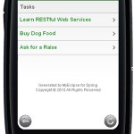 List Page - Palm Pre on MobiOne