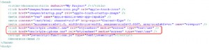 iPhone CSS Links