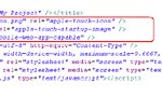 iPhone Image Links and Meta Tags